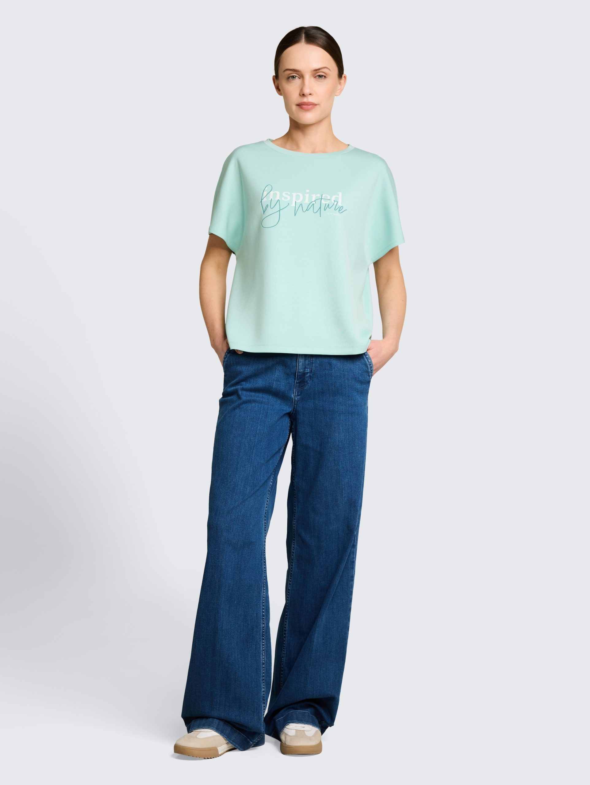 T-shirt, Tom Tailor - M, Bezhë