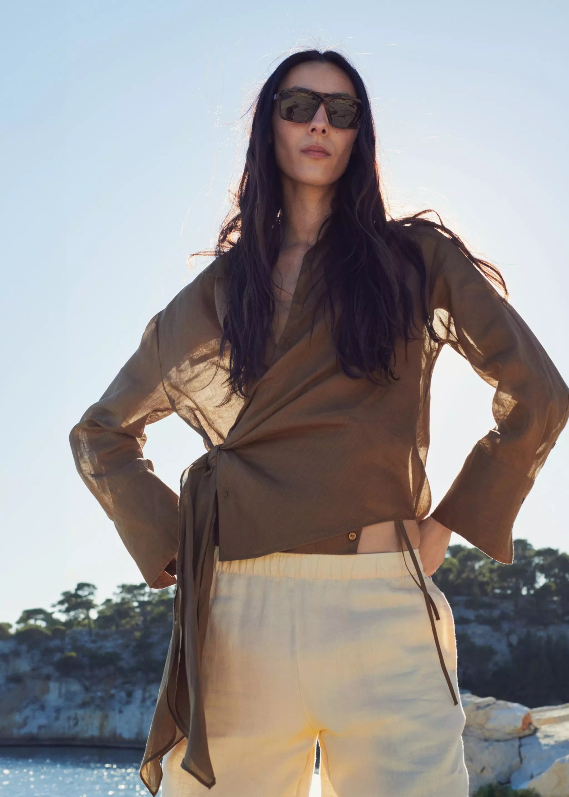 Këmishë, Mango - M, Bojëkafe