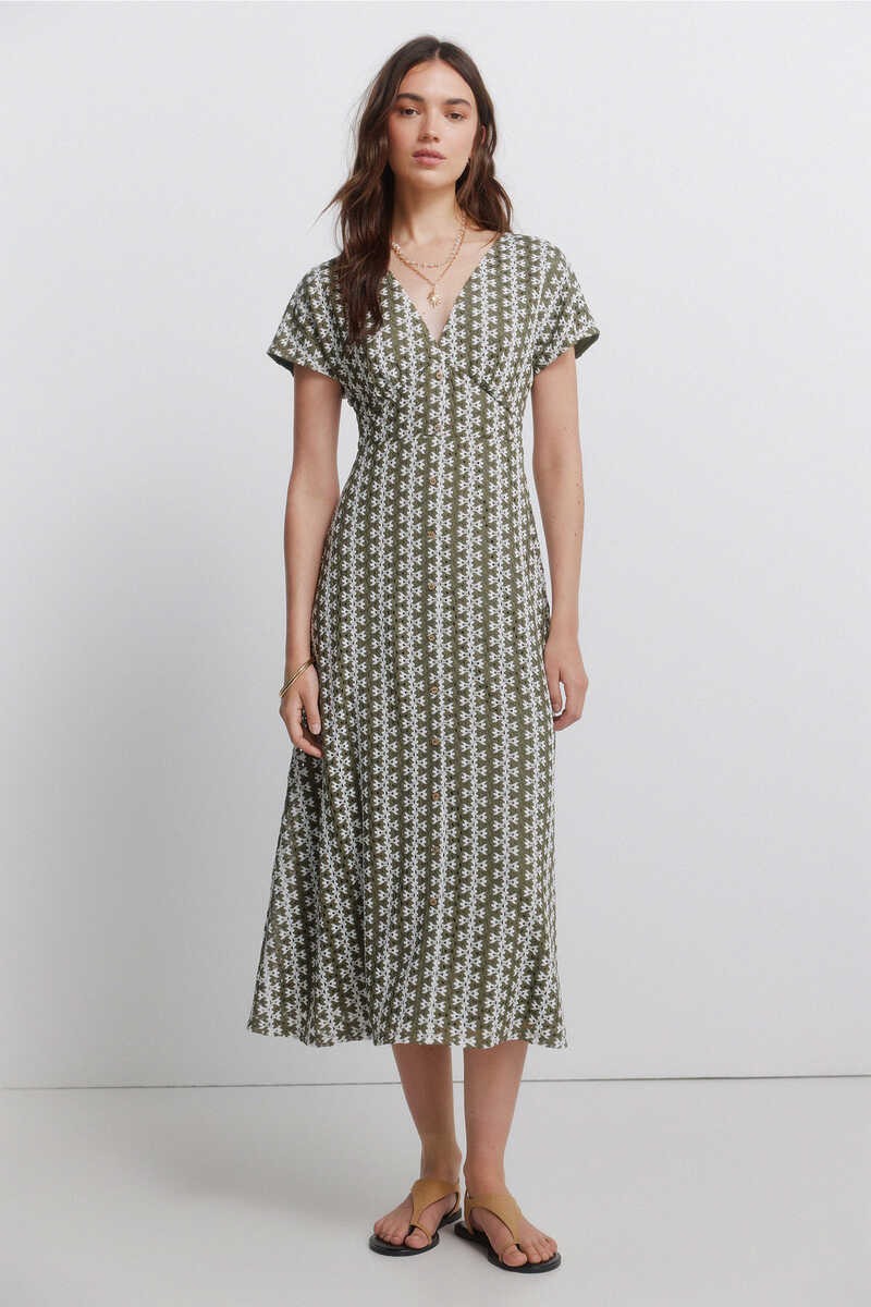 Fustan midi, Springfield - L
