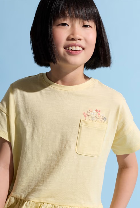 T-shirt me mëngë të shkurtra, Okaidi