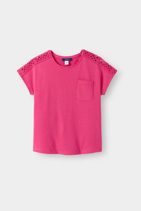 T-shirt me mëngë të shkurtra, Okaidi - 6 Vjeç