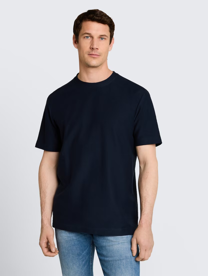 T-shirt me mëngë të shkurtra, Tom Tailor - L, Blu e errët