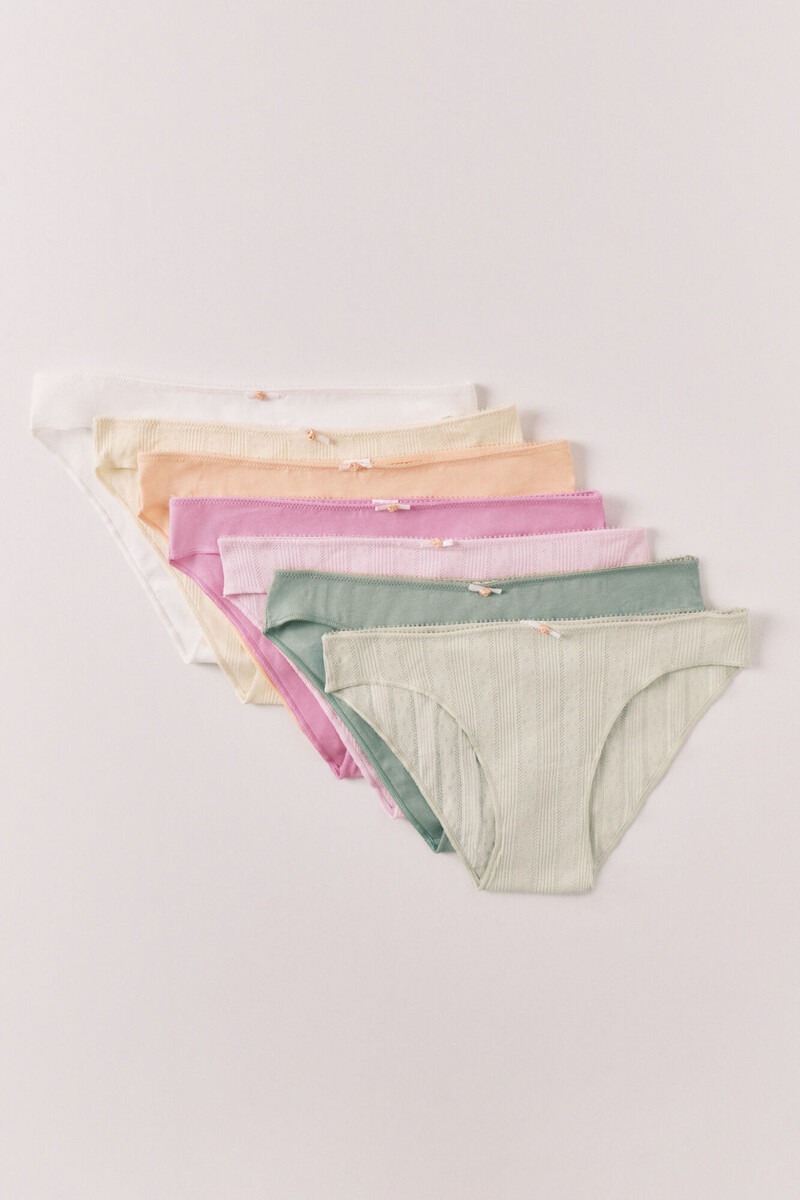 Set mbatje 7 palë mbulim klasik, Women Secret - M