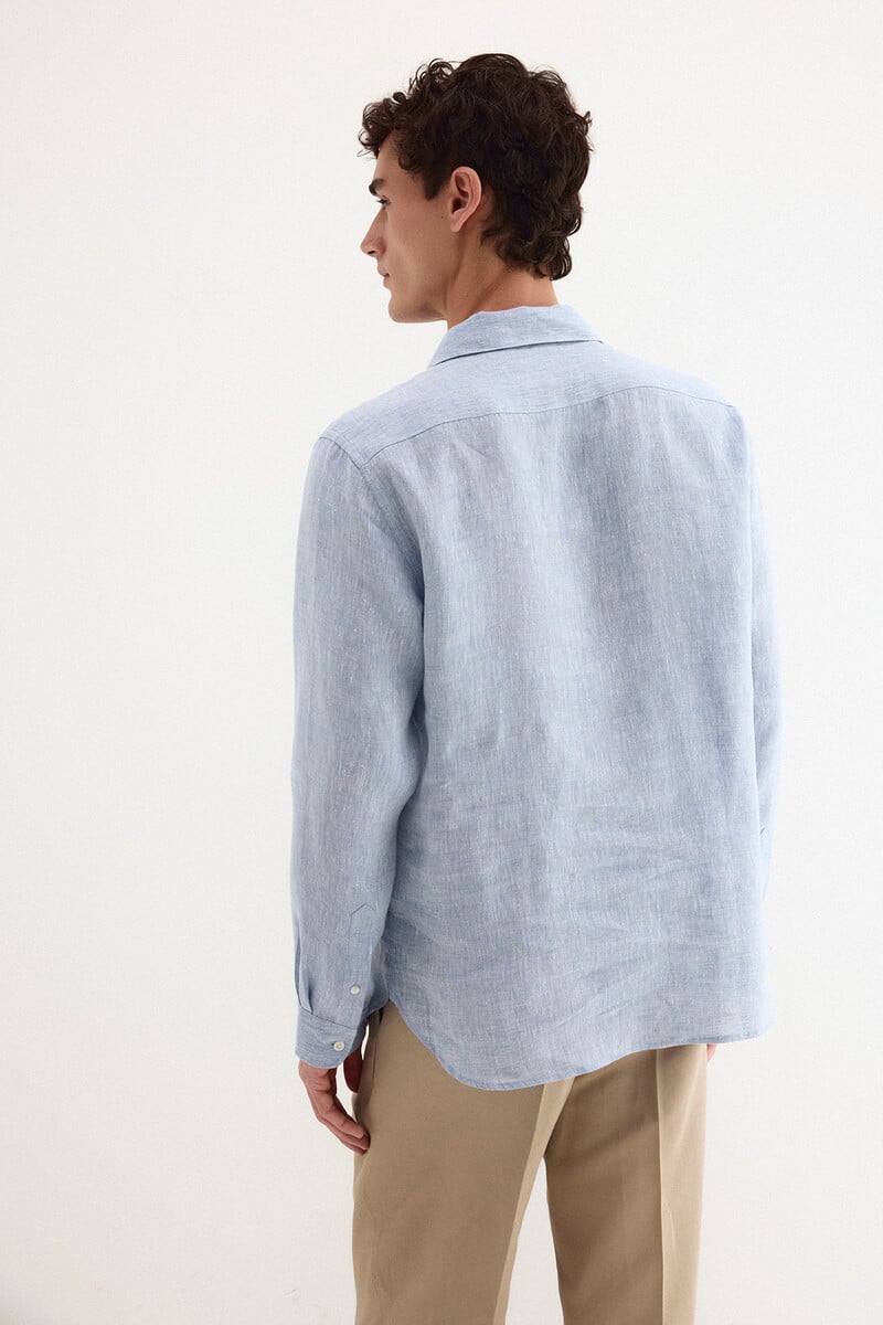 Këmishë lino, Pedro Del Hierro