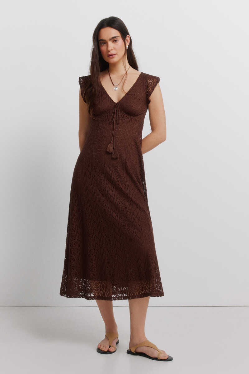Fustan midi veror, Springfield - L