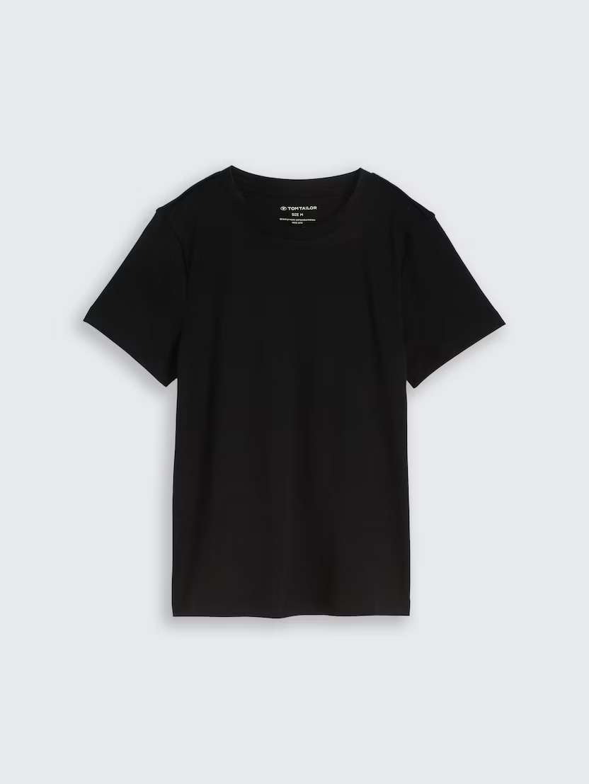 T-shirt bazik me mëngë të shkurtra, Tom Tailor