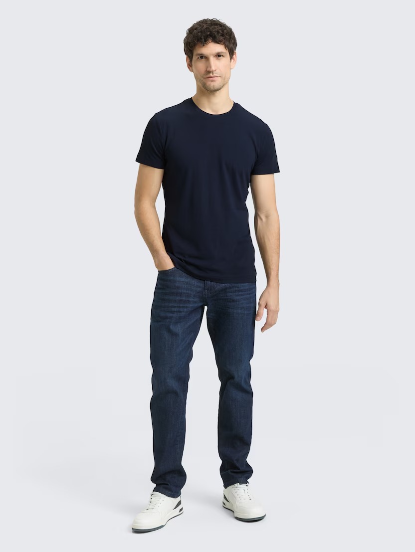 T-shirt bazik me mëngë të shkurtra, Tom Tailor