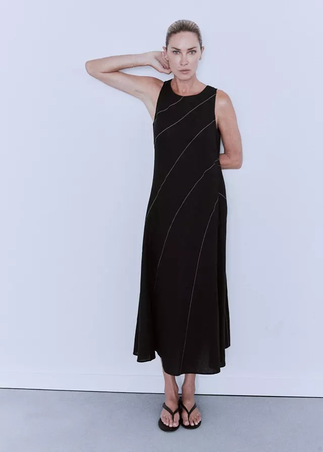 Fustan maxi, Mango