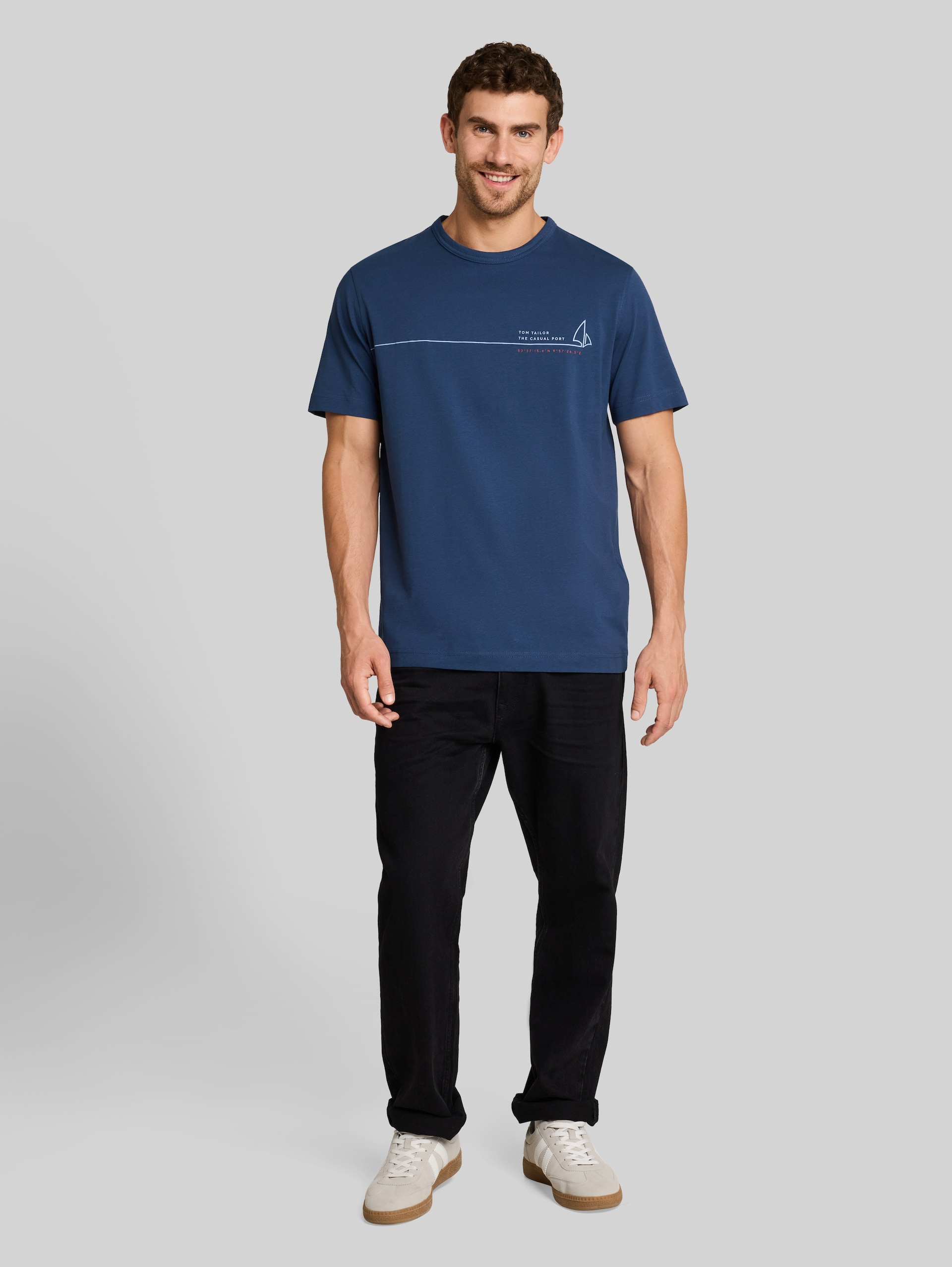 T-shirt, Tom Tailor - L, Bojëqielli