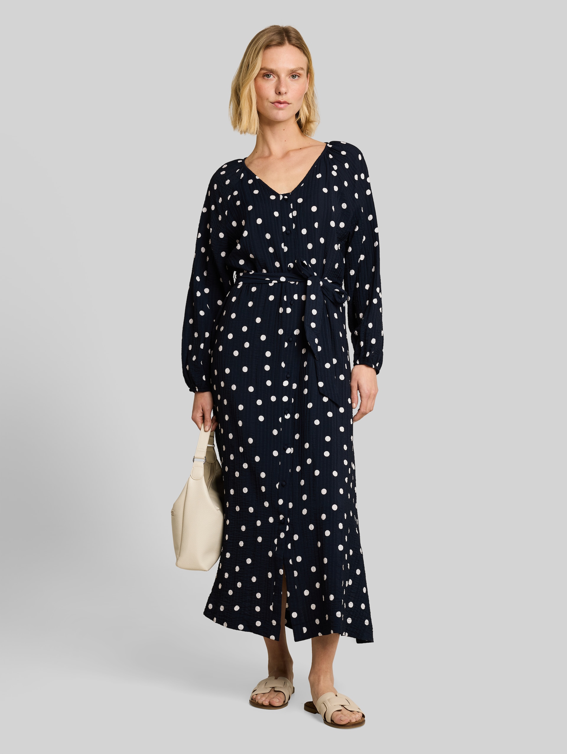 Fustan me pika, Tom Tailor - 38, Blu