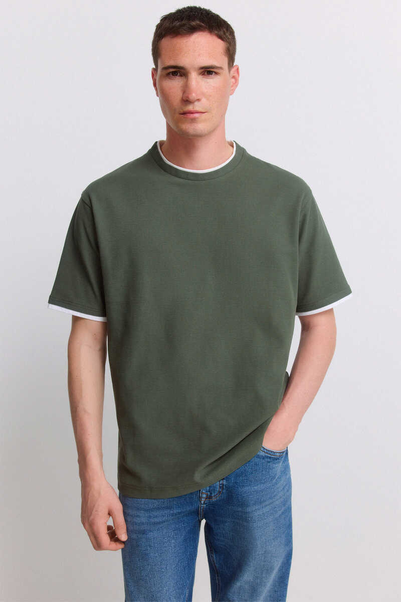 T-shirt, Springfield - XXL