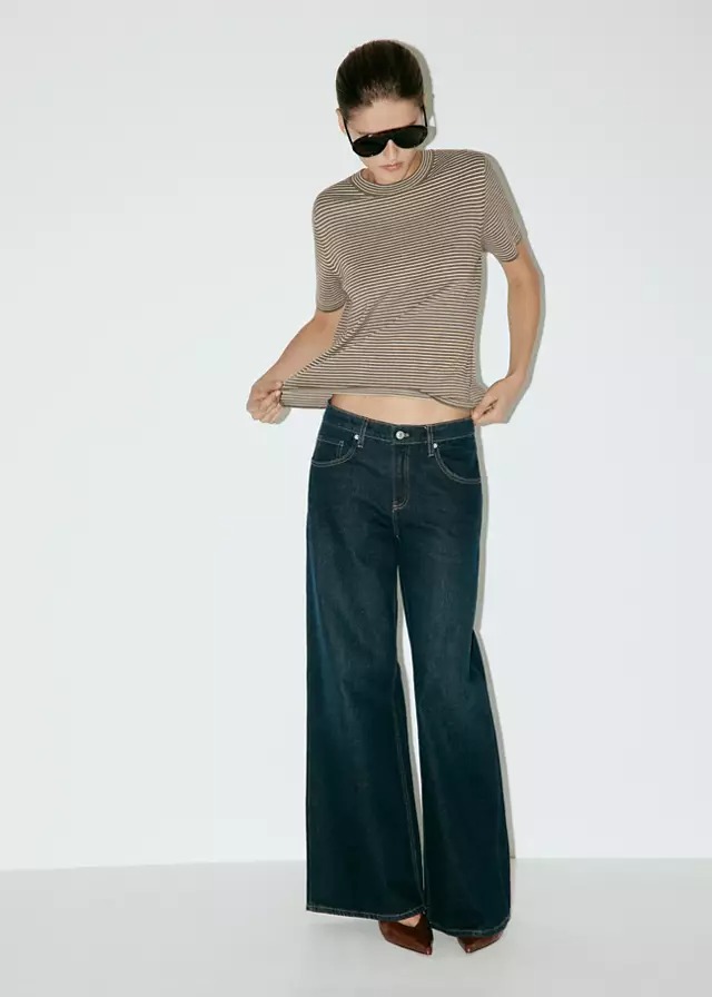 T-shirt me mëngë të shkurtra, Mango - XS, Jeshile