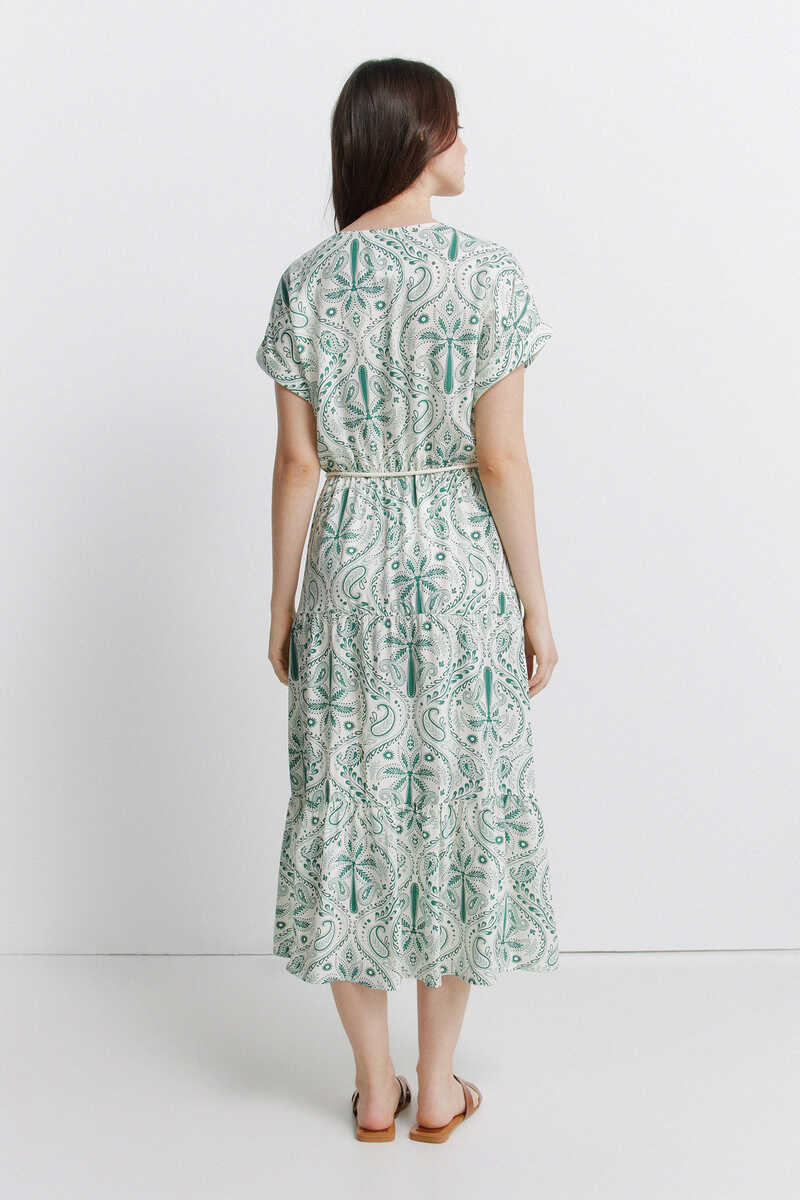 Fustan midi me printe, Springfiel