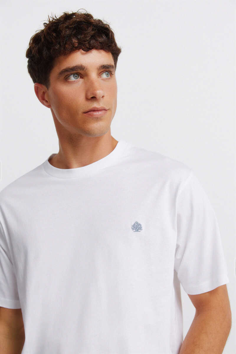 T-shirt bazik, Springfield - S