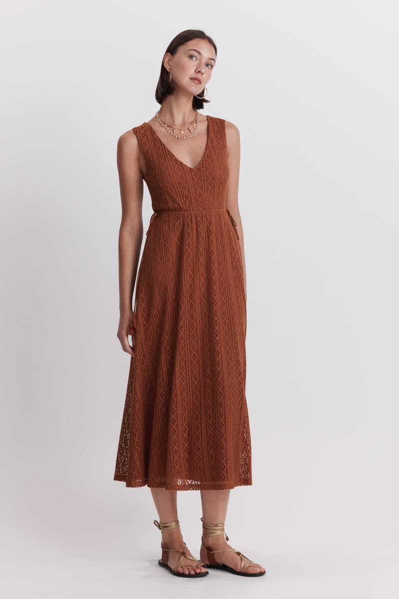 Fustan midi,Springfield