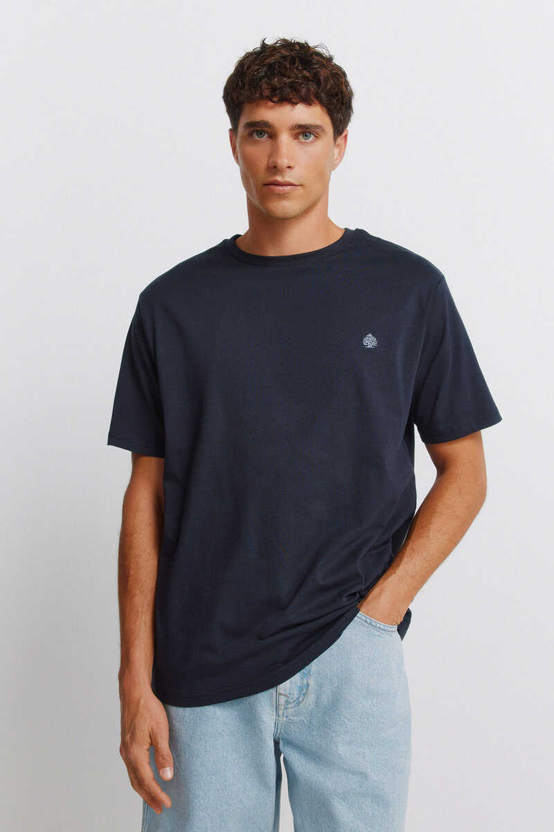 T-shirt bazik, Springfield - M