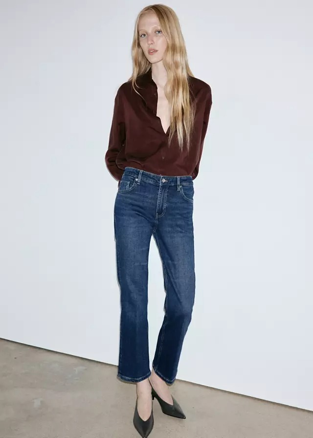 Xhinse për femra, Mango - 36, Blu