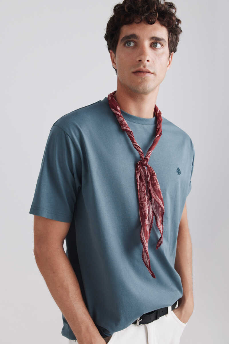 T-shirt bazik, Springfield - M