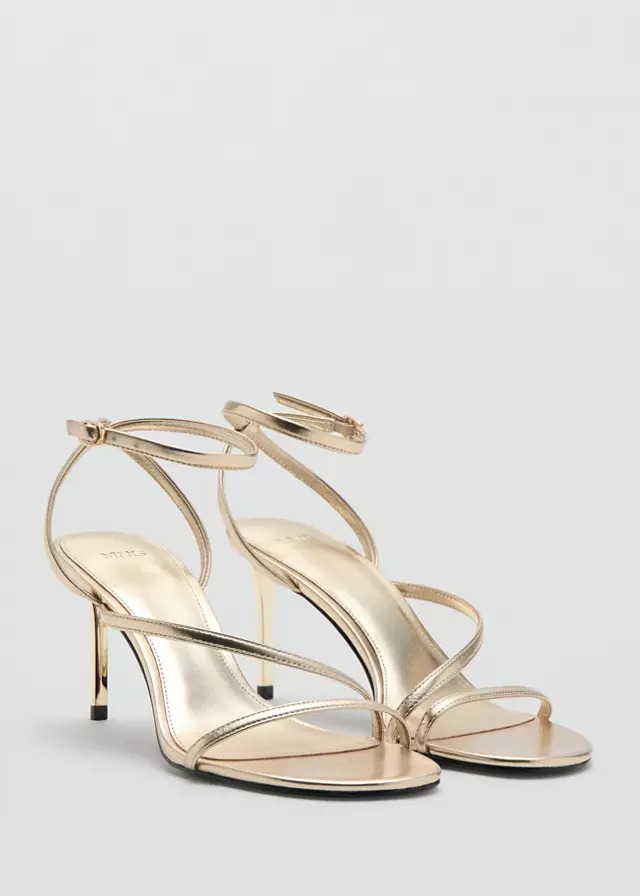 Sandale, Mango - 36, Gold