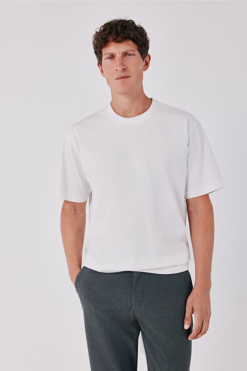 T-shirt bazik, Cortefiel - L