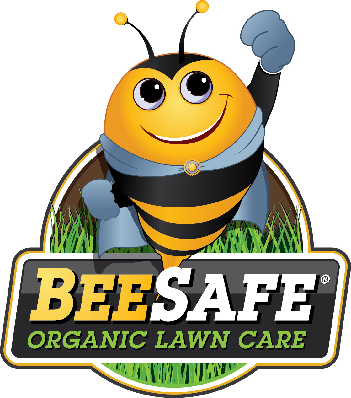 BeeSafe Lawns logo