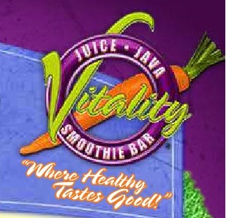Vitality Juice, Java & Smoothie Bar logo