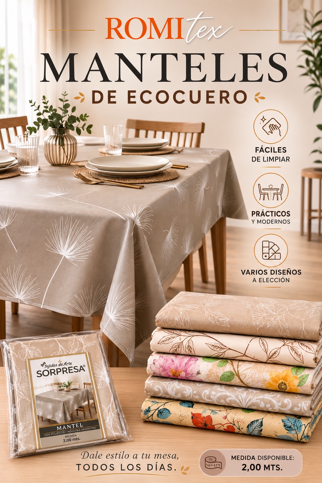 Mantel cuerina 200, foto 2 de 2