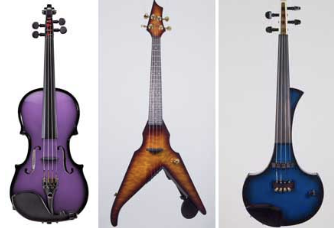 Electric, fretted and MIDI violins