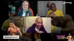 Bola Ray interviews boxing legends on Talkin' Fight show