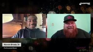 Mike Orr and Haven Brady Jr on Talkin' Fight discussing boxing news and providing insight on the sport 'Knuckle Up'