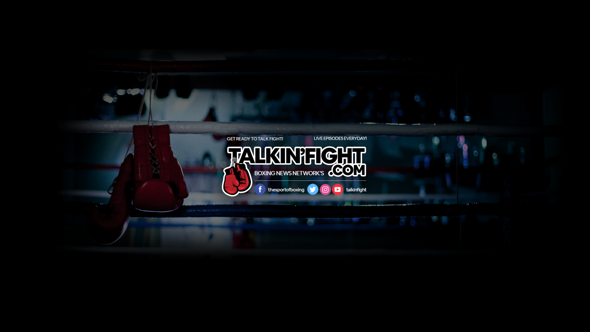 Talkin' Fight YouTube channel reaching milestone of 4000 watched hours with boxing news and updates