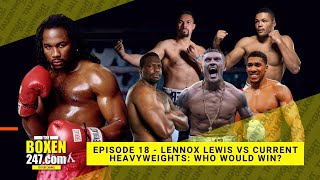 Lennox Lewis vs Current Heavyweights hypothetical matchup illustration