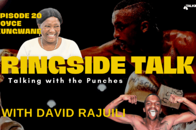 Joyce Kungwane Ringside Talk with David Rajuili on Talkin Fight