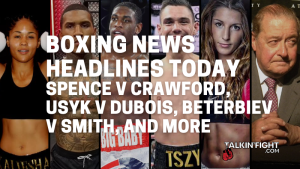 Spence v Crawford, Usyk v Dubois, Beterbiev v Smith, and more