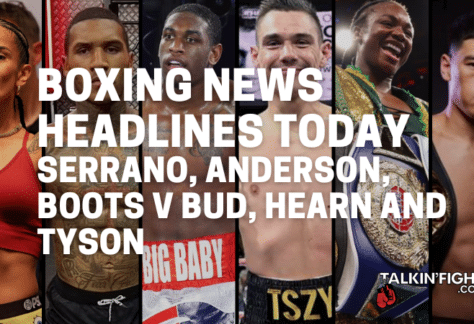 Serrano, Anderson, Boots v Bud, Hearn and Tyson