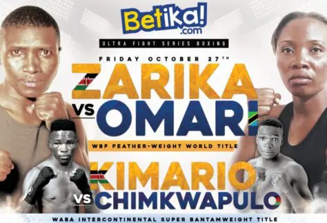 Ultimate Fight Series Nairobi, Kenya Oct 27 Fight Poster