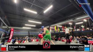 Armaan Pabla v. Dylan Little boxing fight thumbnail