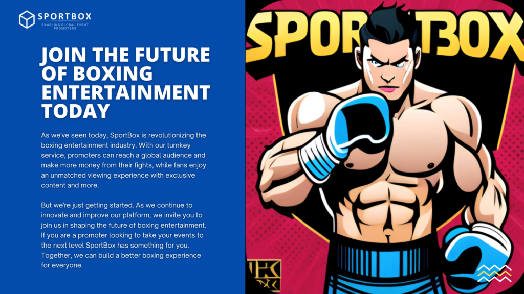 Sportbox Ventures is a revolution is sports training and livestreaming excellence