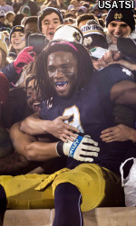 Jaylon Smith led the Irish with 14 tackles against USC.