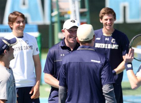 Cris James spent nearly four seasons on the Irish staff.