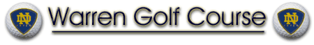 Notre Dame's Warren Golf Course