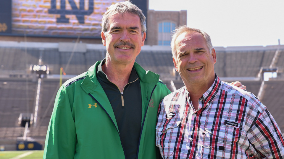 John Scully from Notre Dame and Scott Woerner from Georgia