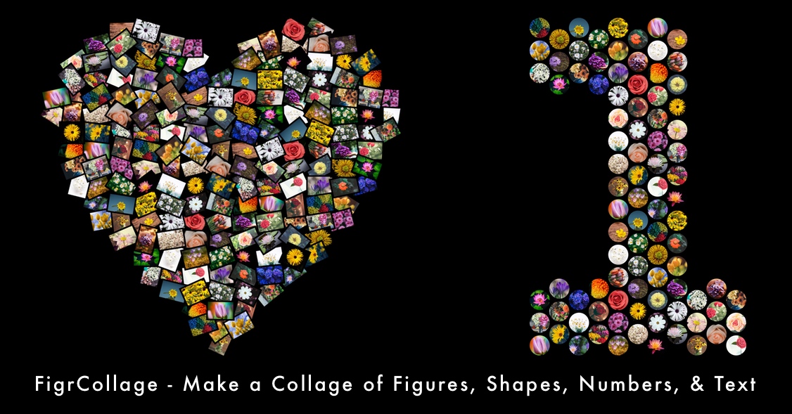 FigrCollage - Make a Shape Collage, Number Collage, or Letter Collage ...
