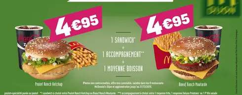 Menu Big bag frite boissons