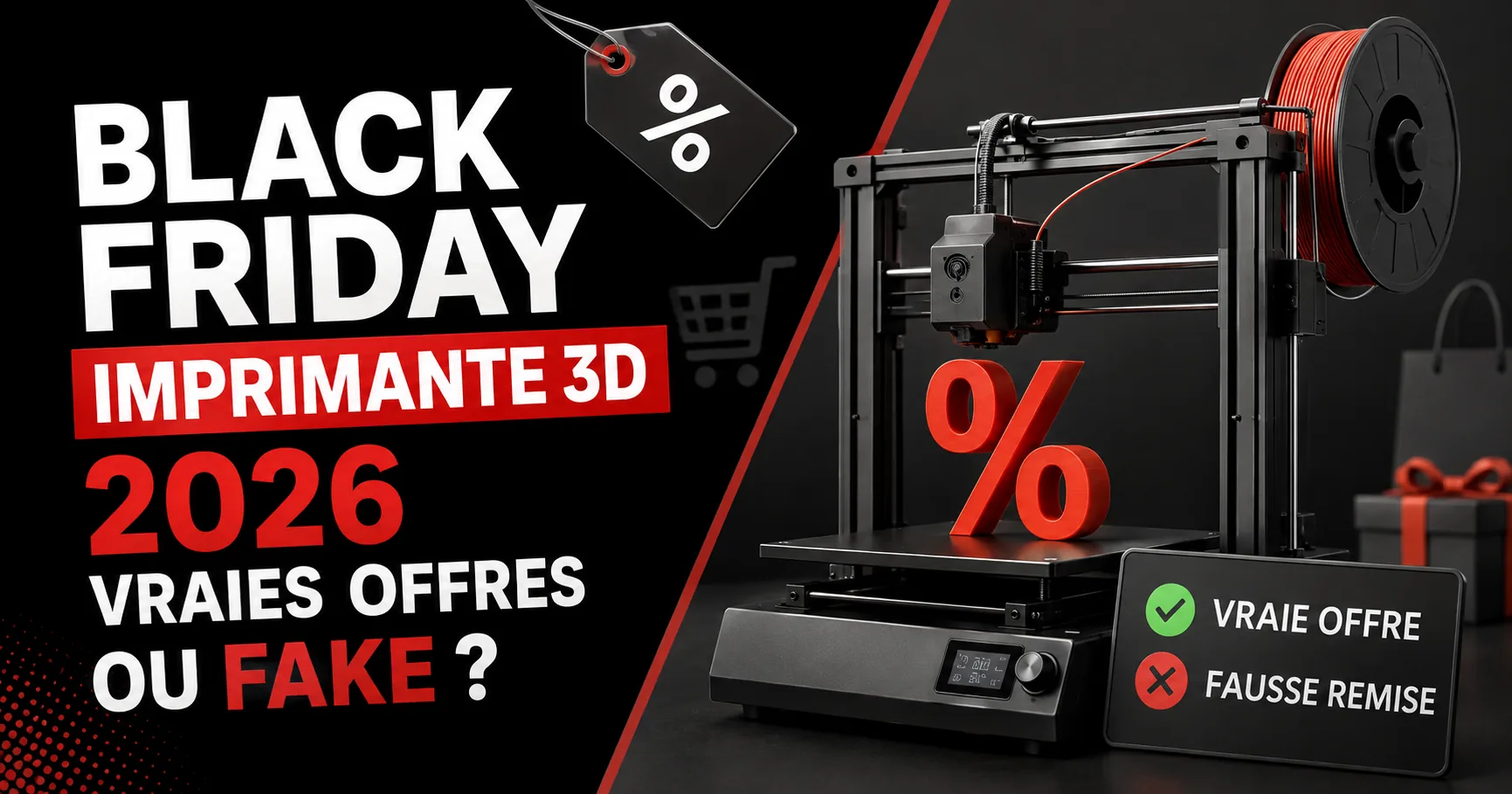 Calendrier et sélection Black Friday 2026 pour imprimantes 3D — Anycubic, Bambu Lab, Elegoo, Creality
