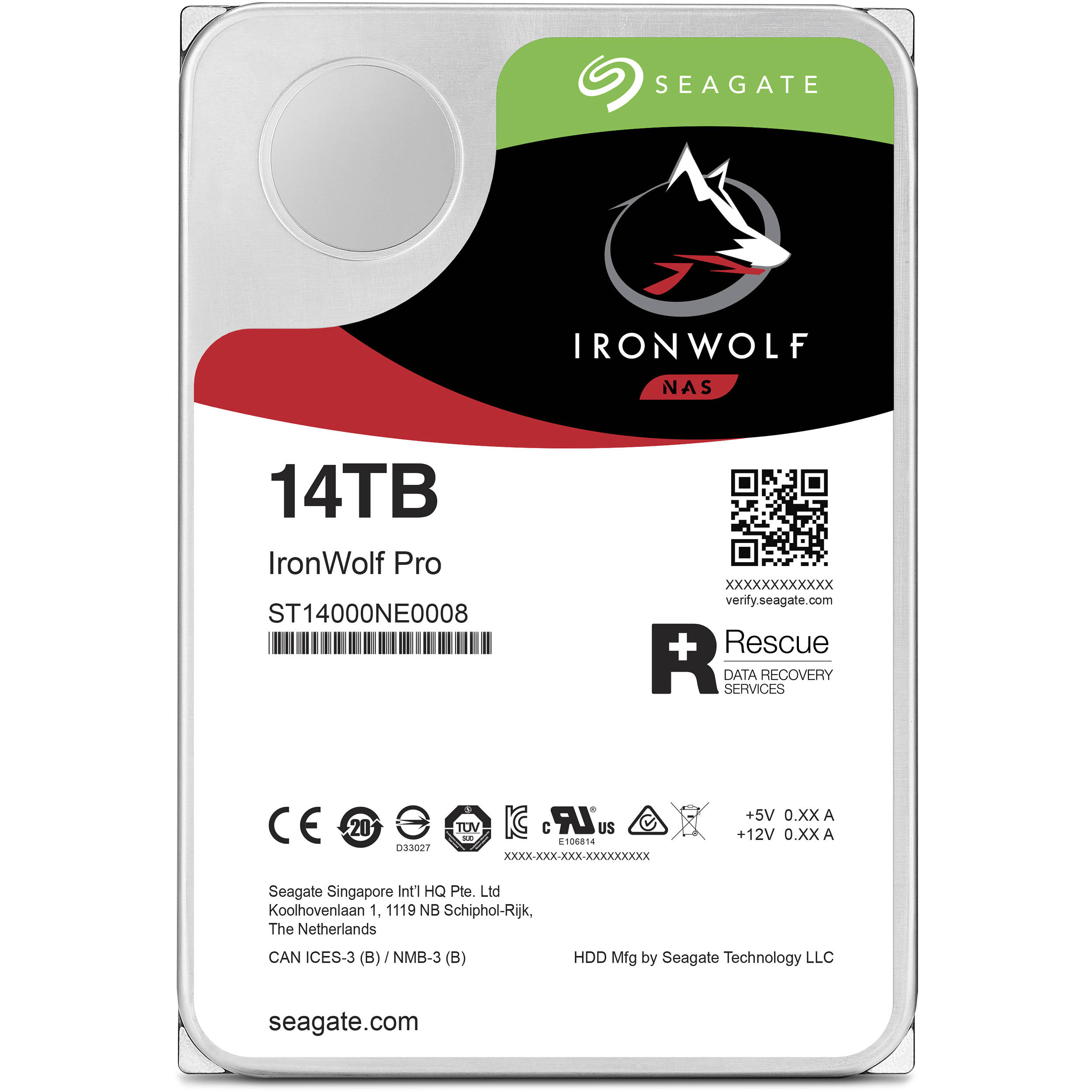 SEAGATE IRONWOLF PRO NAS 4TB ST4000NE001 *ฮาร์ดดิส