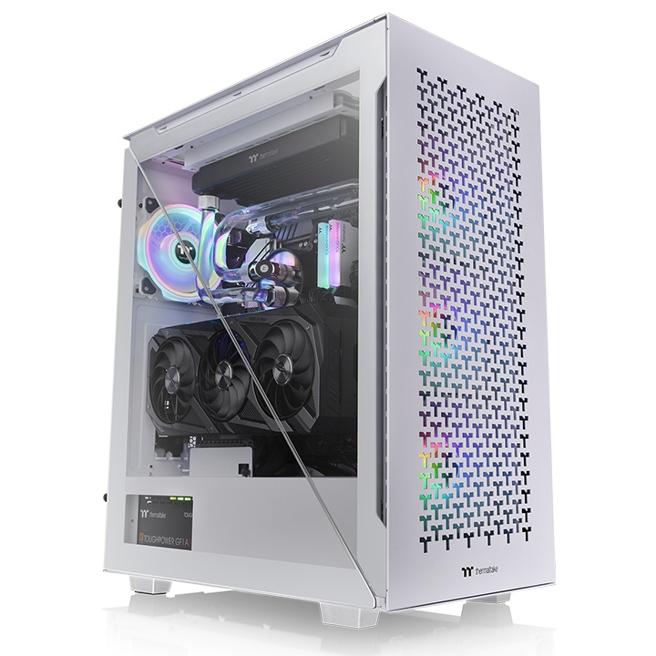 Thermaltake View 300 MX Tempered Glass ARGB Blanc - Boîtier PC