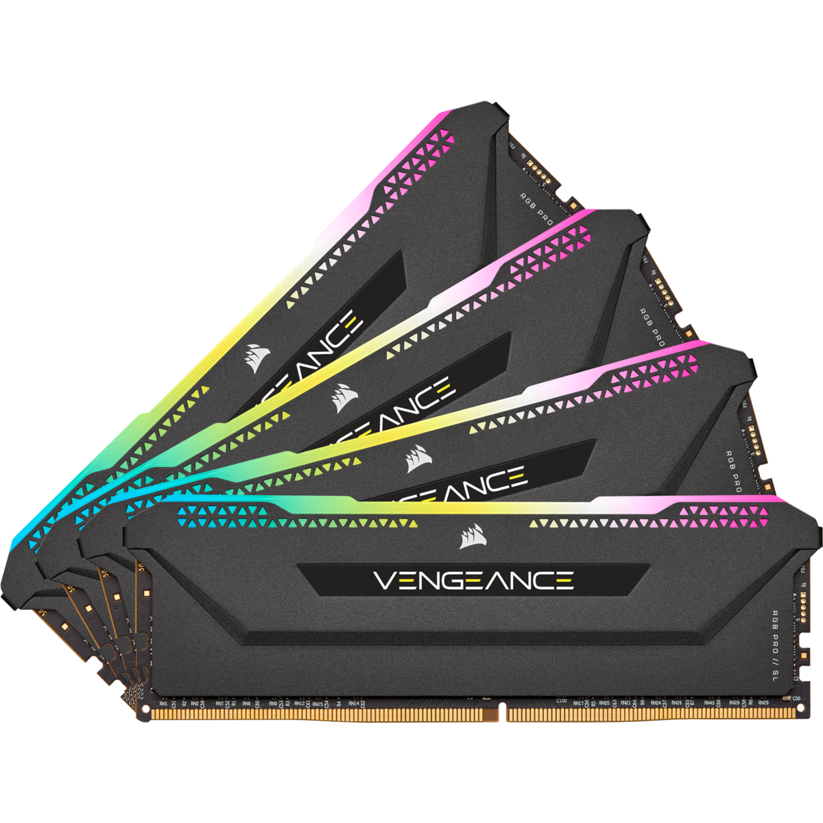 หน่วยความจำ RAM PC CORSAIR VENGEANCE RGB PRO SL 16GB (2x8GB) DDR4 DRAM  3600MHz C18, Speed Com