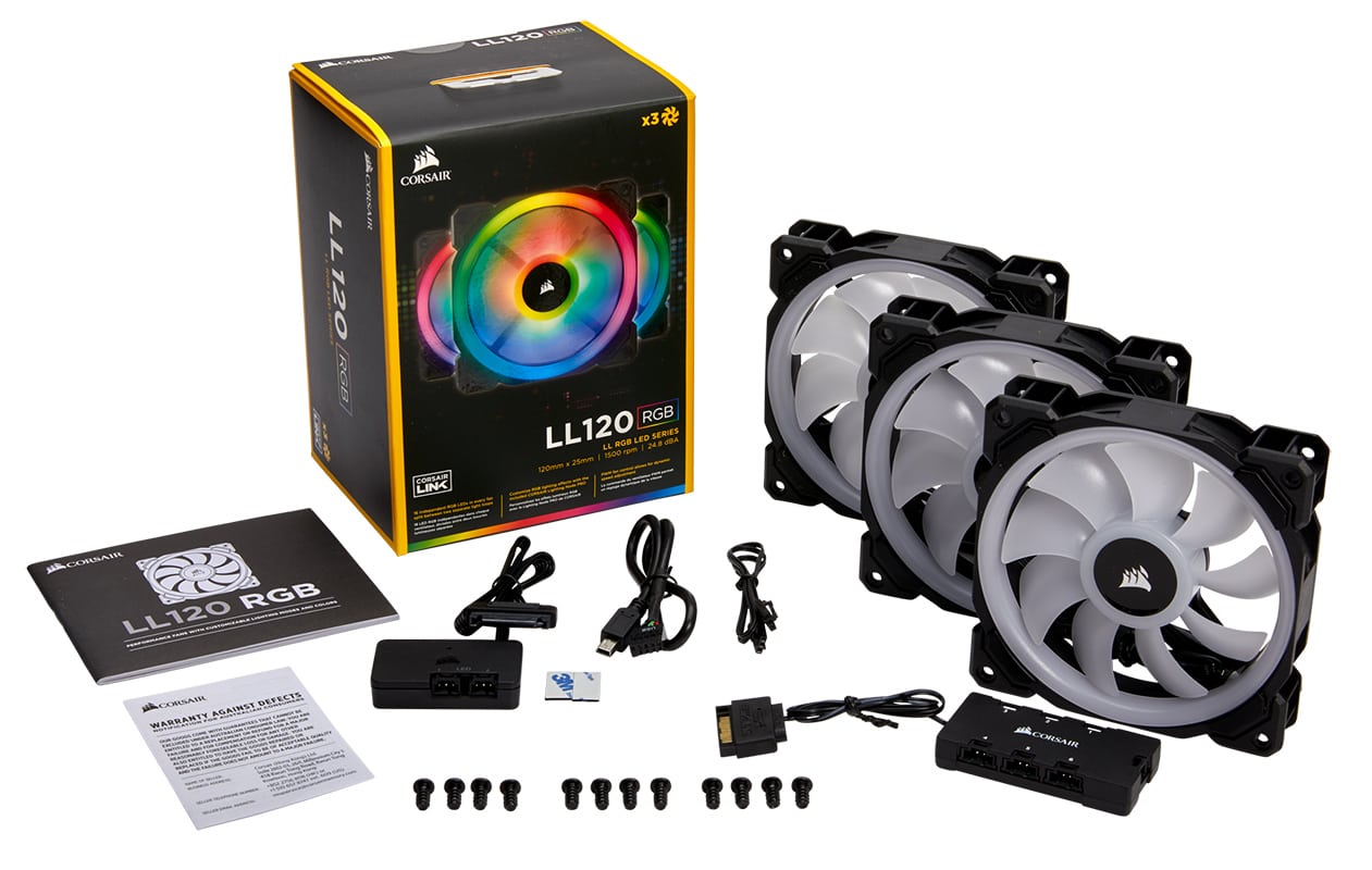 Corsair SP140 RGB PRO (x2) et Ligthing Node CORE Refroidissement Co