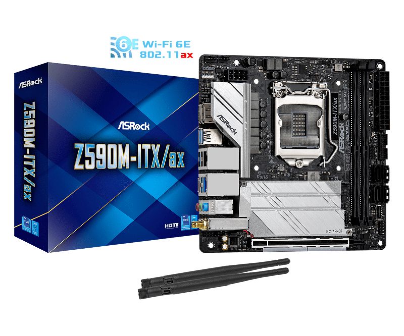 Asrock z590m itx ax обзор